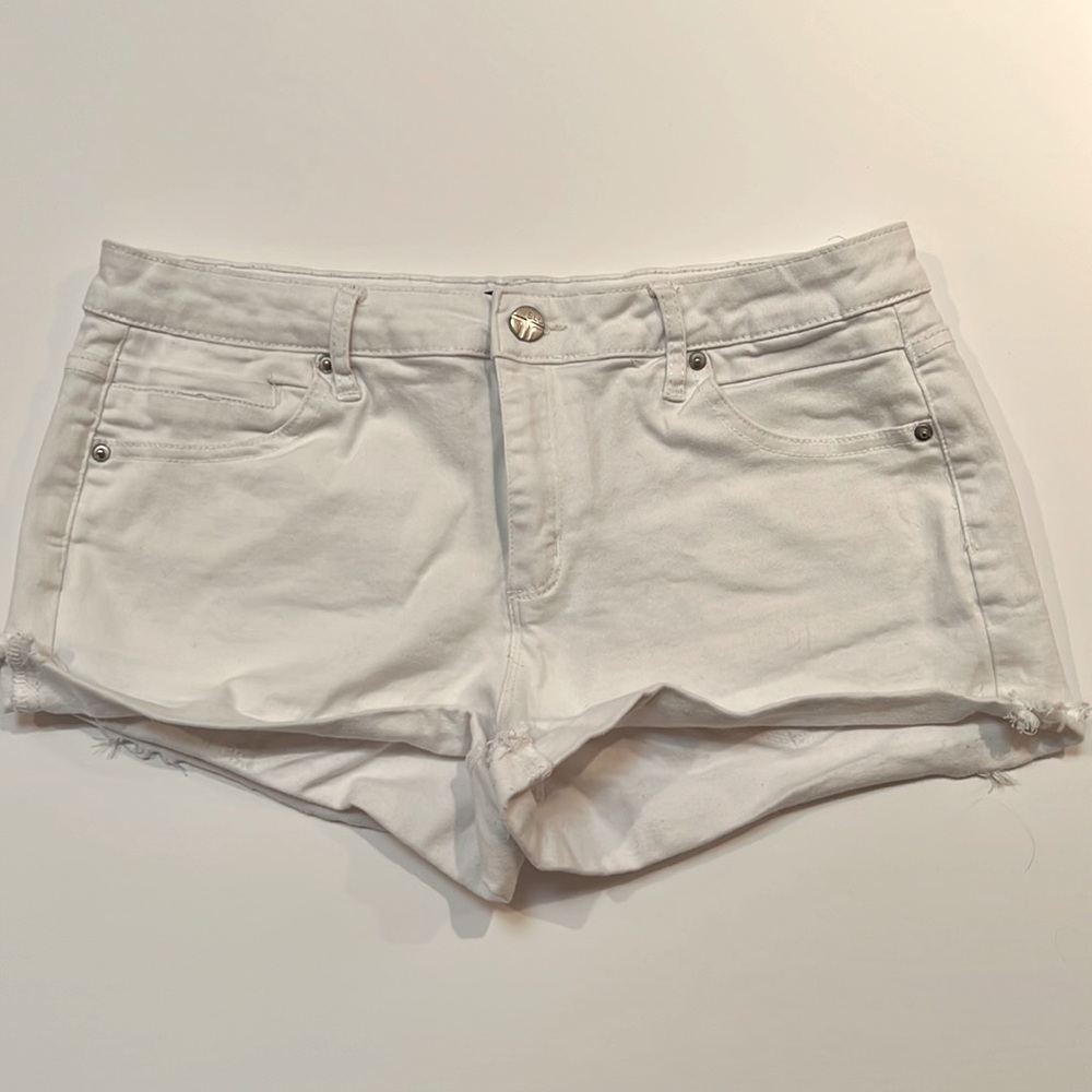Tractr BLU White Jean Short